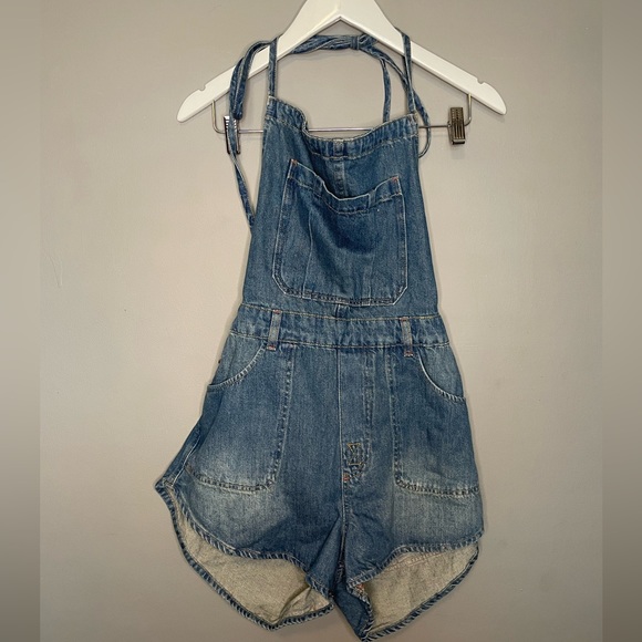 Free People Pants - Free People Canyonland Short Overalls